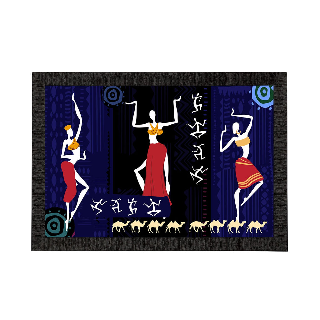 Tribal Theme Satin Matt Texture UV Art Painting Kafalo