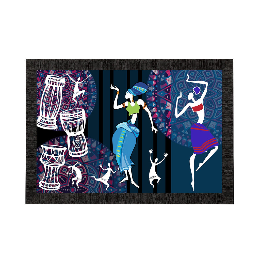 Tribal Theme Satin Matt Texture UV Art Painting Kafalo
