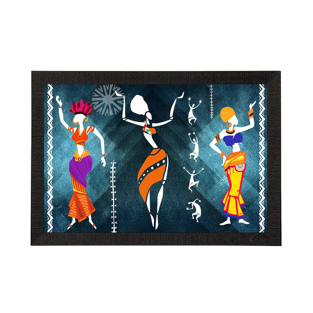 Tribal Theme Satin Matt Texture UV Art Painting Kafalo