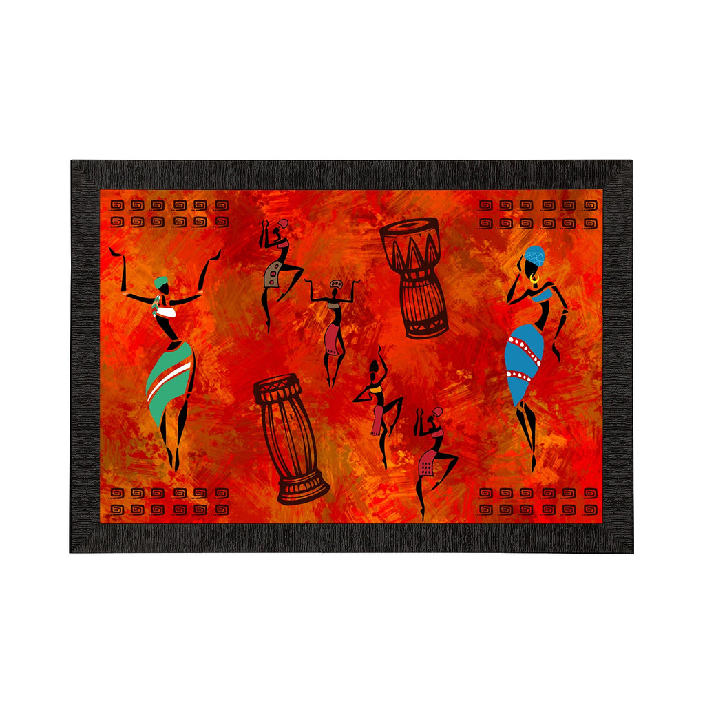 Tribal Theme Satin Matt Texture UV Art Painting Kafalo
