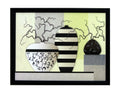 Abstract Pots Theme Satin Matt Texture UV Art Painting Kafalo