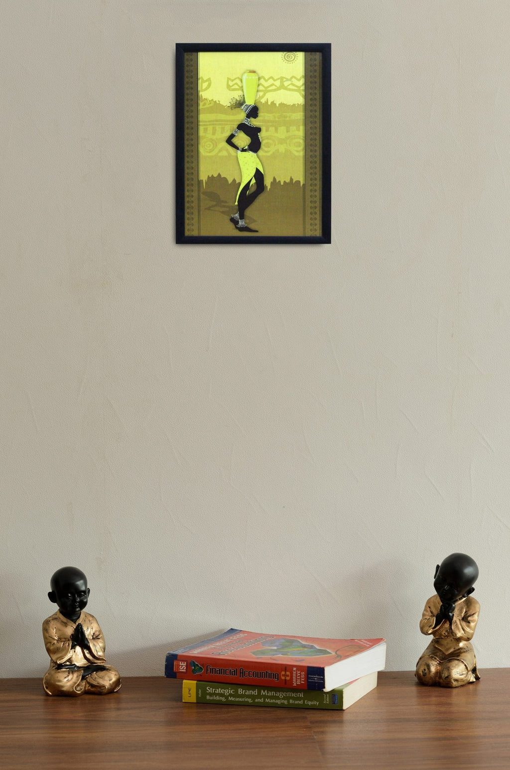 Tribal Women Theme Satin Matt Texture UV Art Painting Kafalo