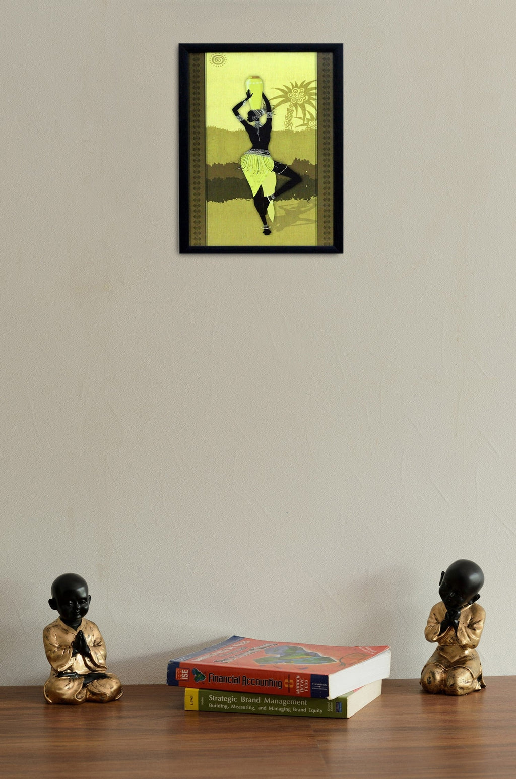 Tribal Women Theme Satin Matt Texture UV Art Painting Kafalo