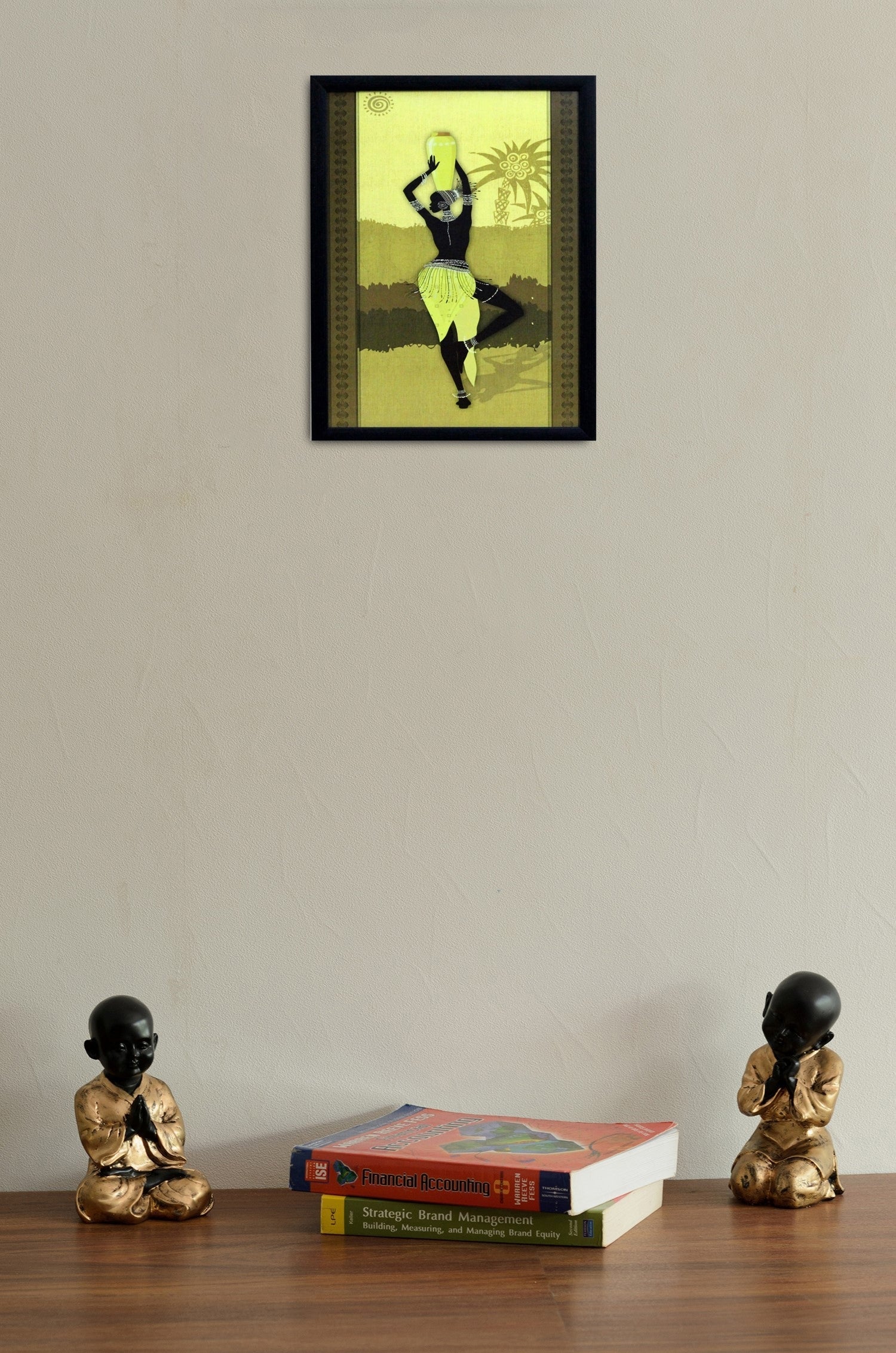 Tribal Women Theme Satin Matt Texture UV Art Painting Kafalo