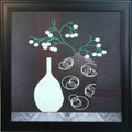 Abstract Pot Theme Satin Matt Texture UV Art Painting Kafalo
