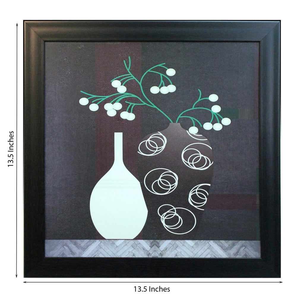 Abstract Pot Theme Satin Matt Texture UV Art Painting Kafalo