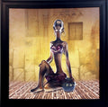 Tribal Women Theme Satin Matt Texture UV Art Painting Kafalo