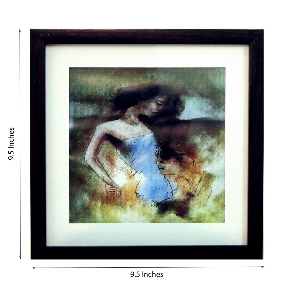 Love Scene Satin Matt Texture UV Art Painting Kafalo
