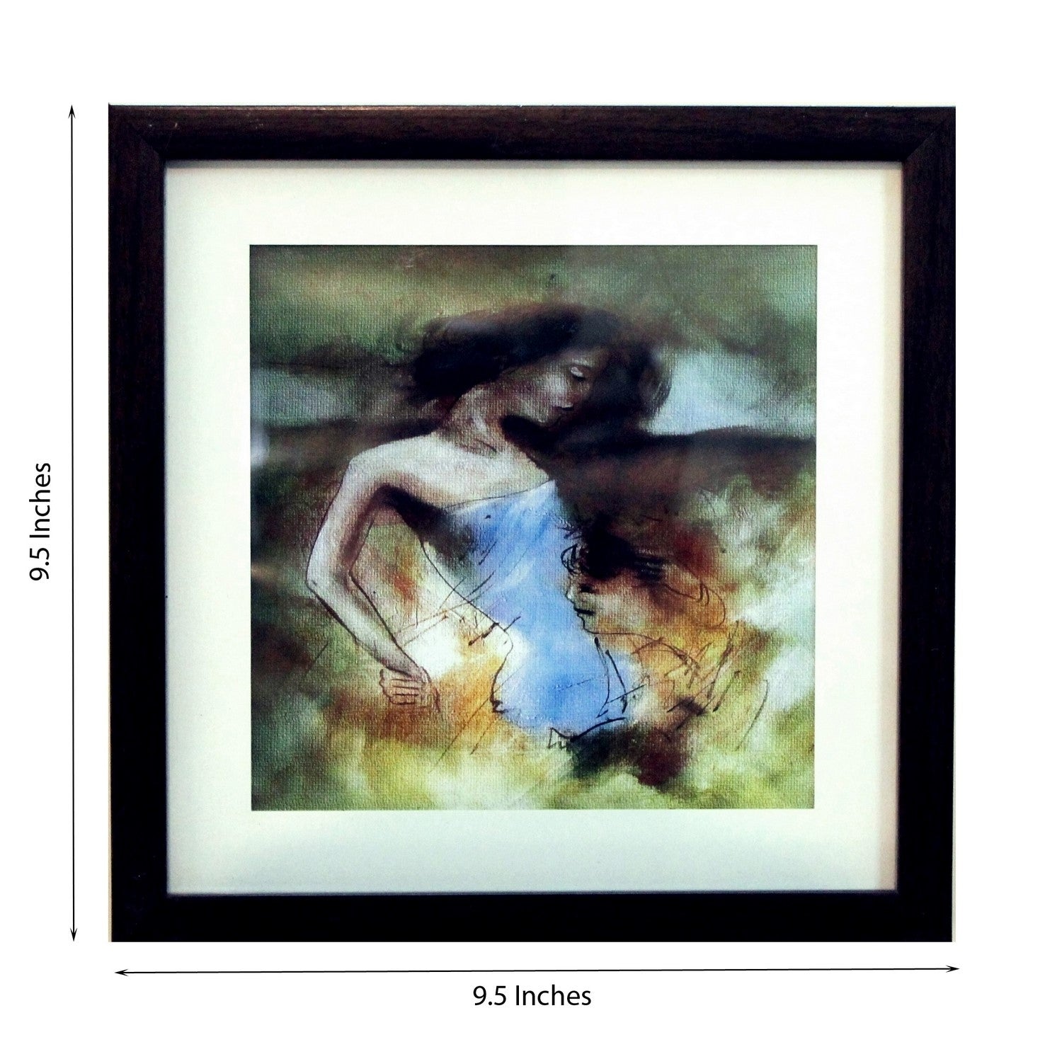 Love Scene Satin Matt Texture UV Art Painting Kafalo