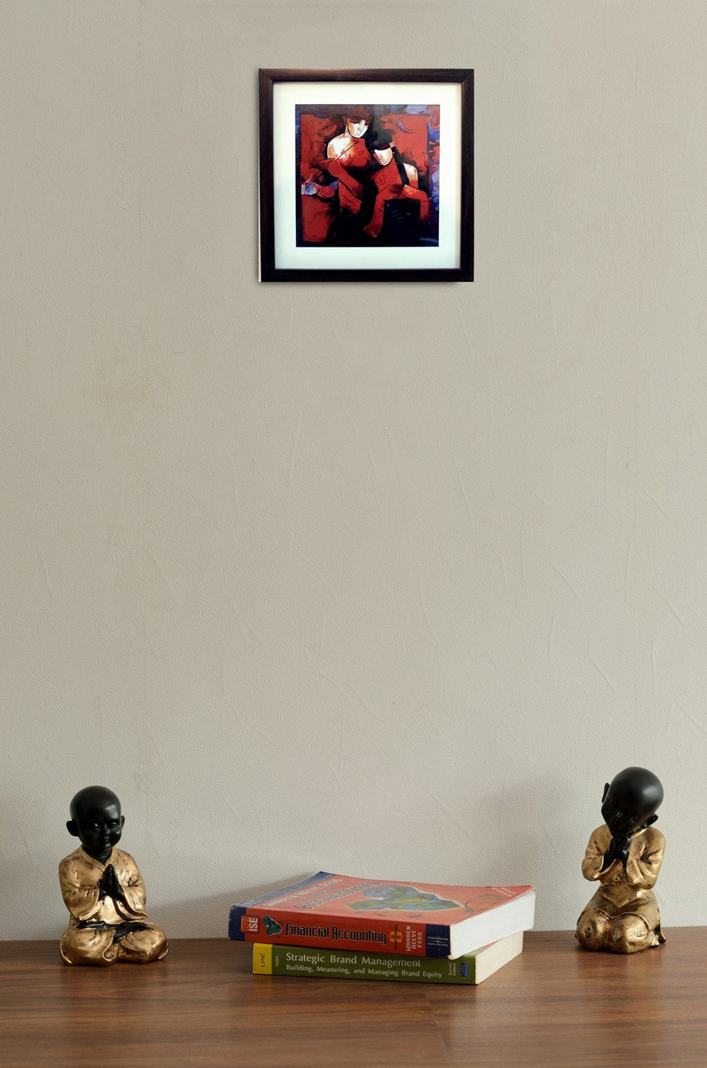 Abstract Love Scene Satin Matt Texture UV Art Painting Kafalo