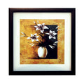 Abstract Pot and Flower Theme Satin Matt Texture UV Art Painting Kafalo