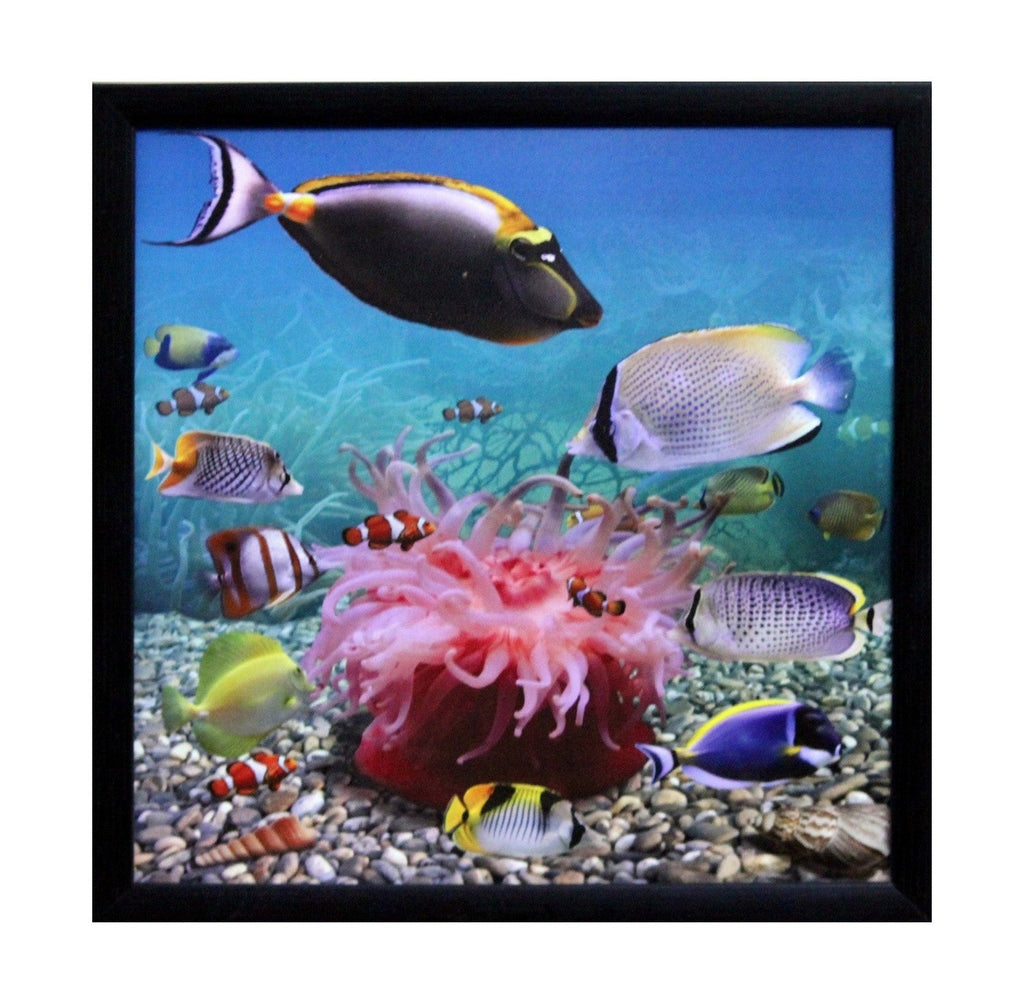 3D Sea Life view Design Satin Matt Texture UV Art Painting Kafalo