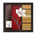 Abstract Flower Theme Satin Matt Texture UV Art Painting Kafalo