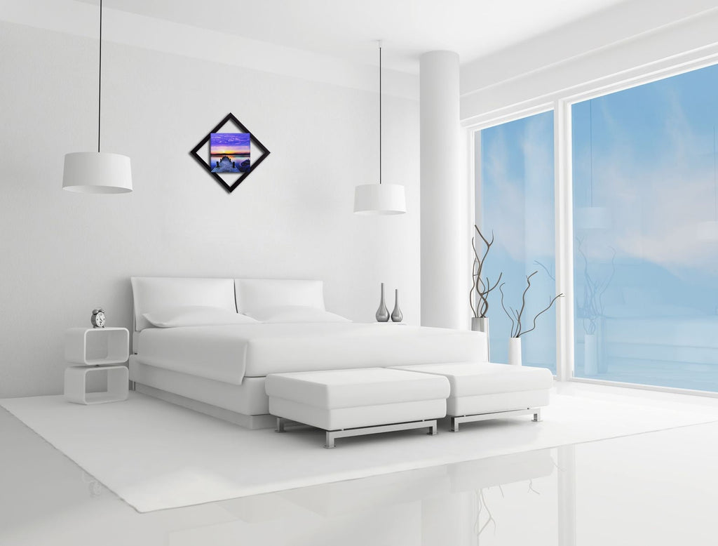 Sunset View Satin Matt Texture UV Art Painting Kafalo