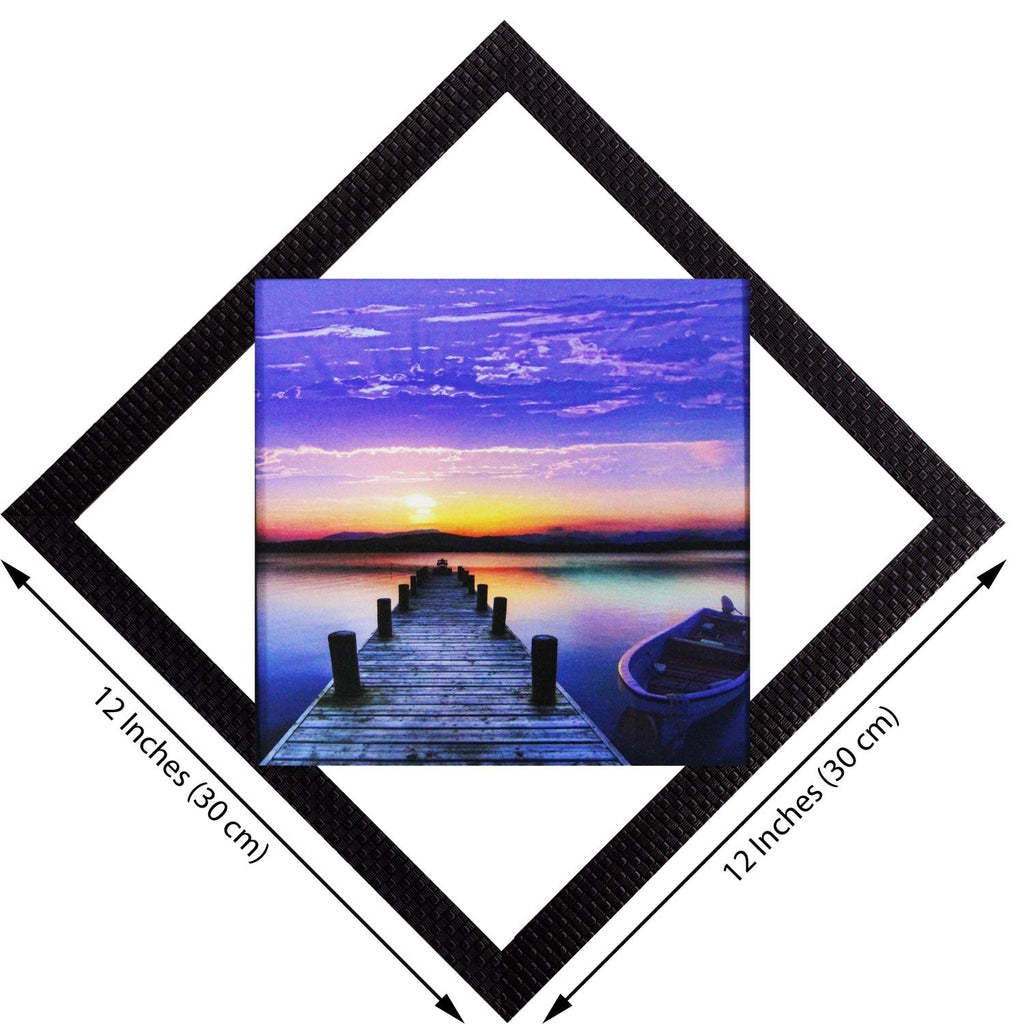 Sunset View Satin Matt Texture UV Art Painting Kafalo
