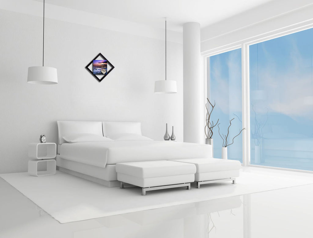 Sunset & Beach View Satin Matt Texture UV Art Painting Kafalo