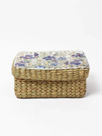 Handwoven Seagrass Storage Box for Wardrobe & Accessories