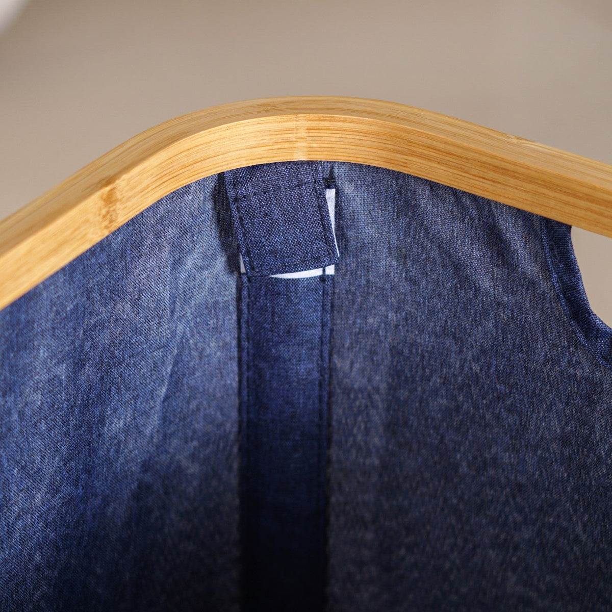 Fabric Storage Basket Blue Nestasia