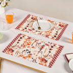 Checkered Border Placemat Set Of 6 Nestasia