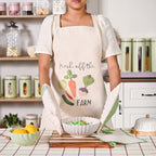 Farm Fresh Apron Mitten Pot Holder Hand Towel Set Of 4 Nestasia