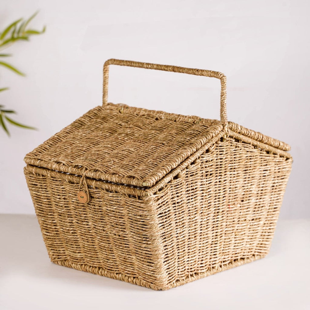 Farmhouse Eco Friendly Picnic Basket Nestasia