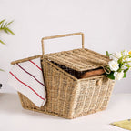 Farmhouse Eco Friendly Picnic Basket Nestasia