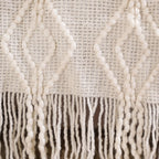 Feather Soft Throw Blanket Off White Nestasia