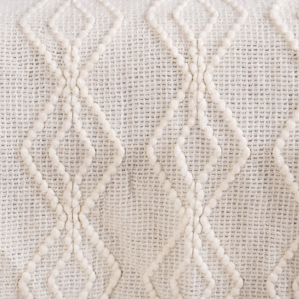 Feather Soft Throw Blanket Off White Nestasia