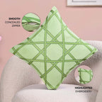 Fernline Pure Cotton Embroidered Cushion Cover 40x40cm Nestasia