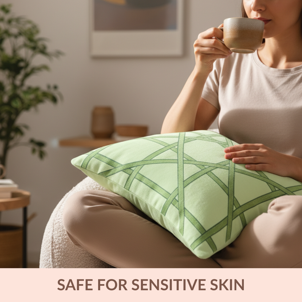 Fernline Pure Cotton Embroidered Cushion Cover 40x40cm Nestasia