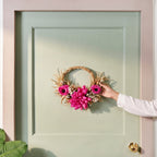 Festival Flora Handmade Organic Flower Wreath 24cm Nestasia