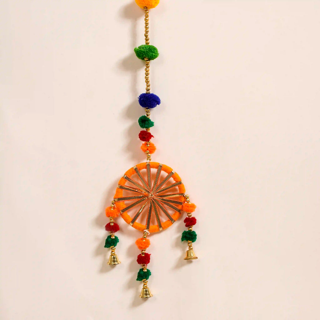 Festive Wheel Door Hanging Set Of 4 Nestasia
