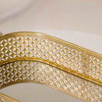 Decorative Oval Tray Gold Small Nestasia