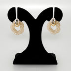 Fine Weave Chic Gold Knotted Earrings Nestasia