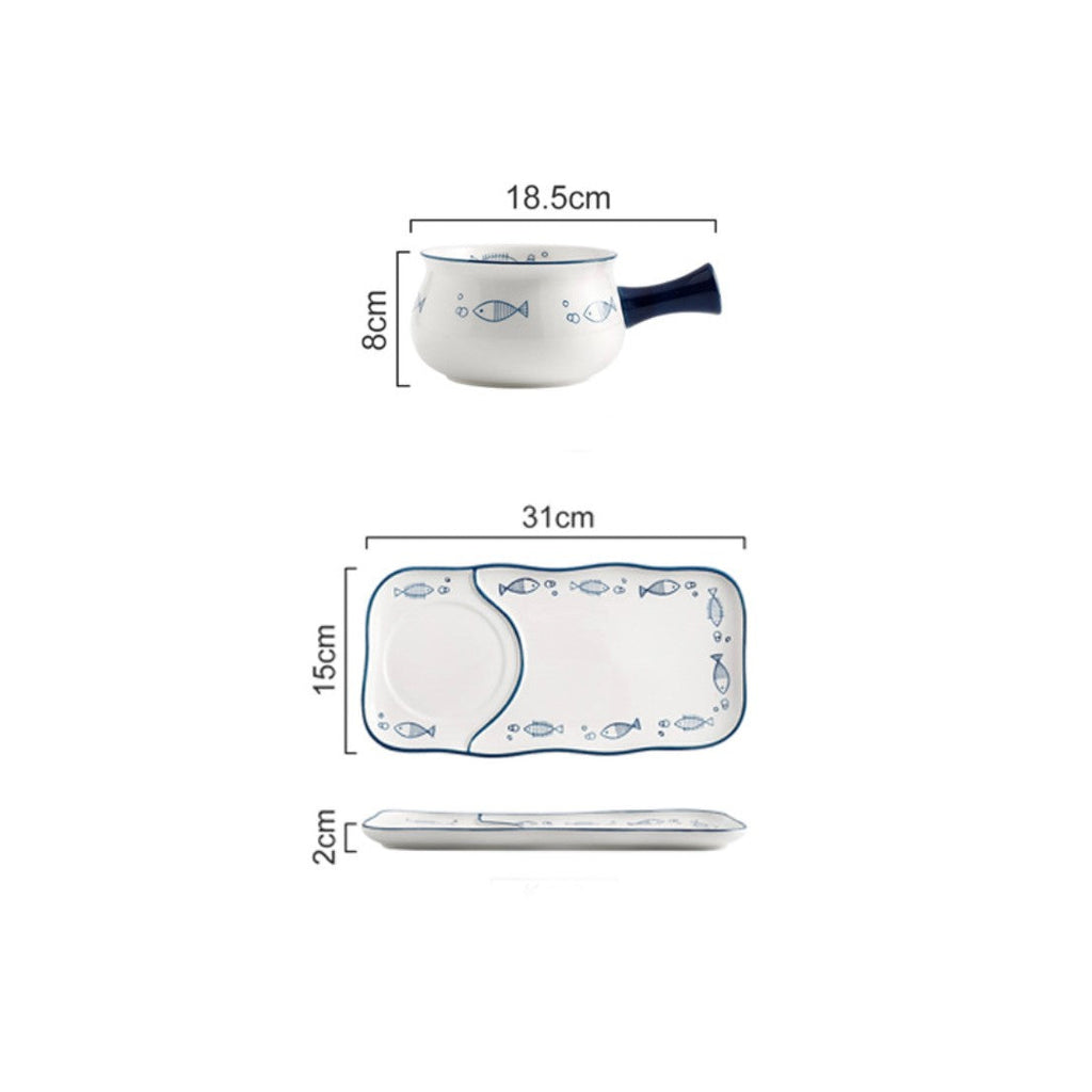 Plate and Bowl Set Nestasia