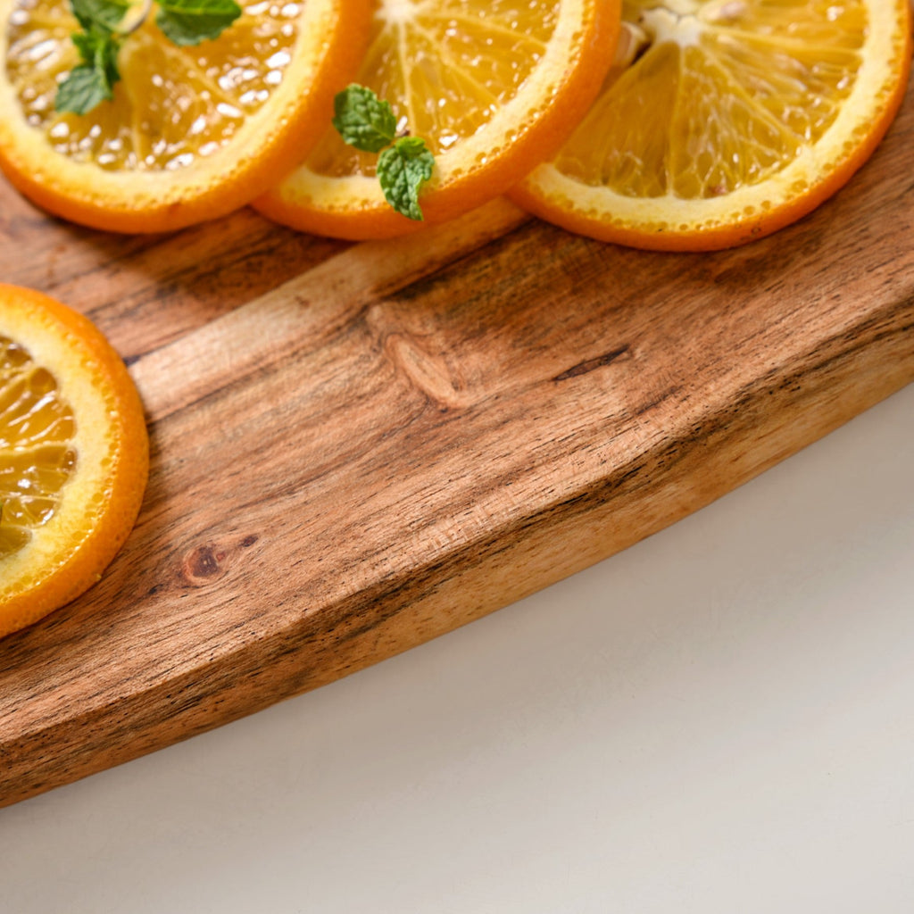 Long Organic Wooden Platter Nestasia