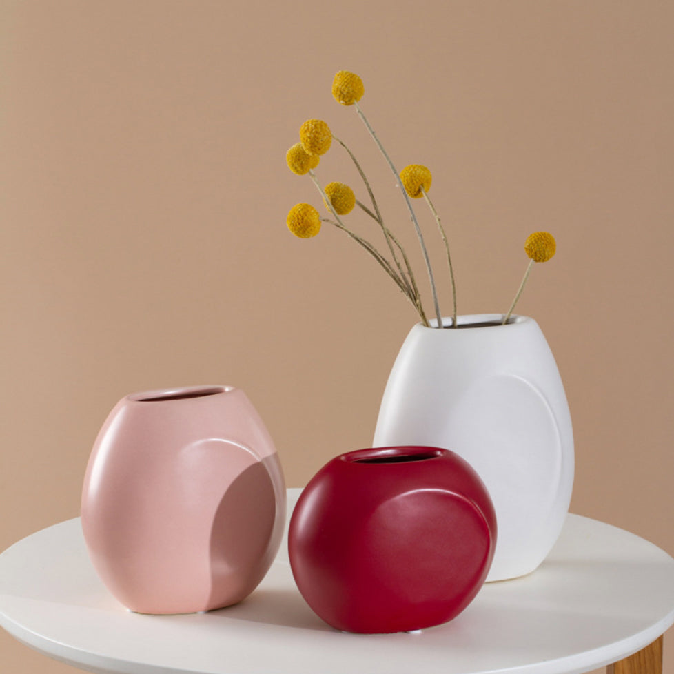 Flat Vase For Flowers Nestasia