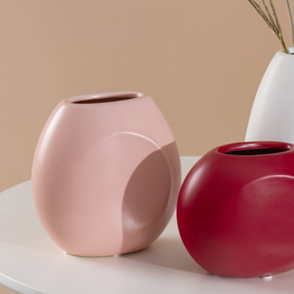 Flat Vase For Flowers Nestasia