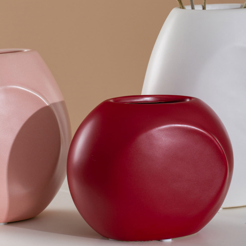 Flat Vase For Flowers Nestasia
