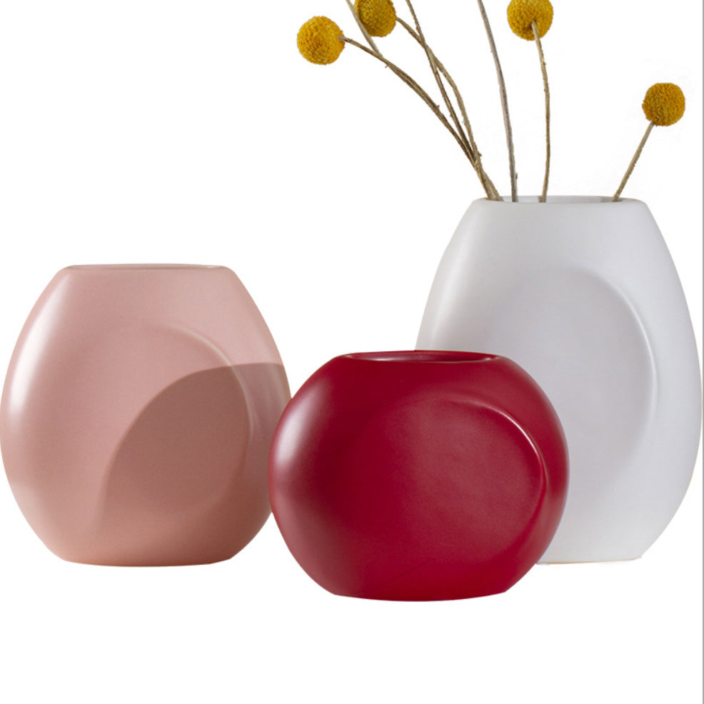 Flat Vase For Flowers Nestasia