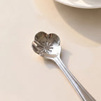 Fleur Brass Tea Spoon Set Of 4 Nestasia