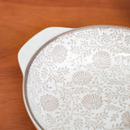 Floral Fiesta Ceramic Bowls With Handles Set Of 2 1000ml Nestasia