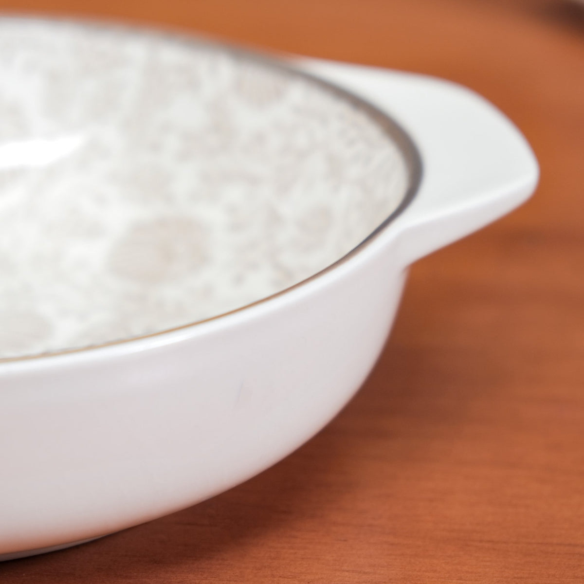 Floral Fiesta Ceramic Bowls With Handles Set Of 2 1000ml Nestasia