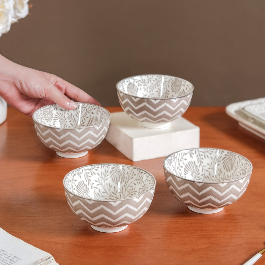 Floral Fiesta Snack Bowls Set Of 4 320ml Nestasia