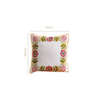 Floral Muse Embroidered Cushion Cover 40x40cm Nestasia