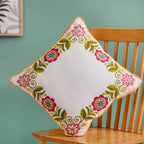 Floral Muse Embroidered Cushion Cover 40x40cm Nestasia