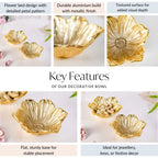 Floral Muse Decorative Trinket Bowl Set Of 2 Nestasia