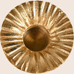 Metal Taper Candle Holder Set Of 2 Gold Nestasia