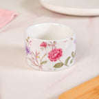 Soft Girl Floral Print Bowls With Tray And Toothpick Holder Set Of 6 Nestasia