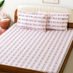 Floral Retreat Queen Size Cotton Bedding Set 254x229cm Nestasia